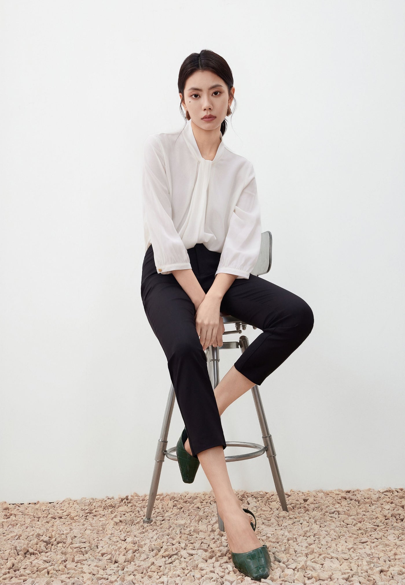 กางเกงขายาวสำหรับผู้หญิง Skinny Shape