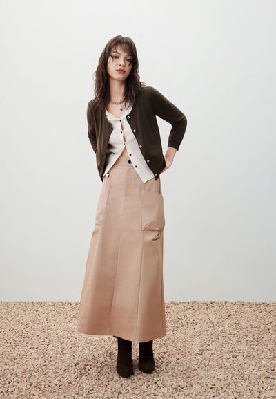 Women Clothing 2-in-1 Layered Cardigan Regular Fit