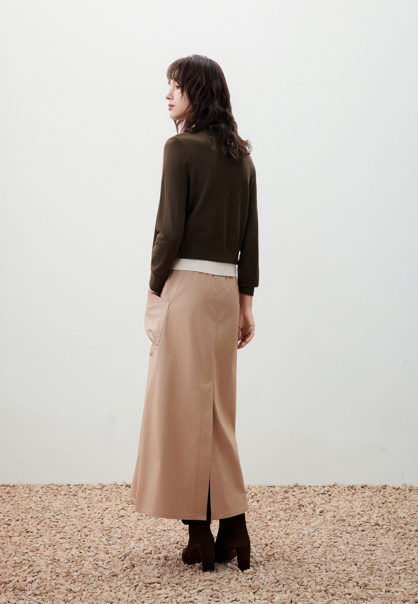 Women Clothing 2-in-1 Layered Cardigan Regular Fit