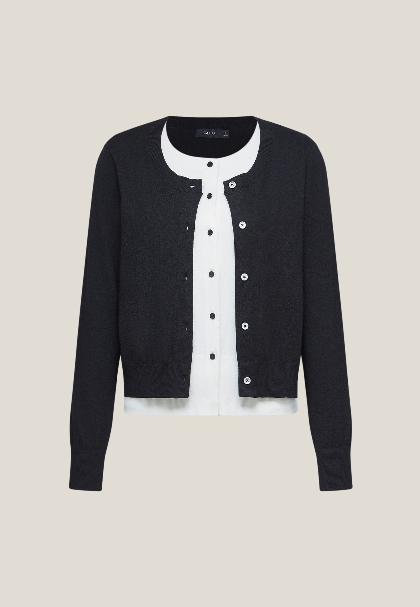 Women Clothing 2-in-1 Layered Cardigan Regular Fit