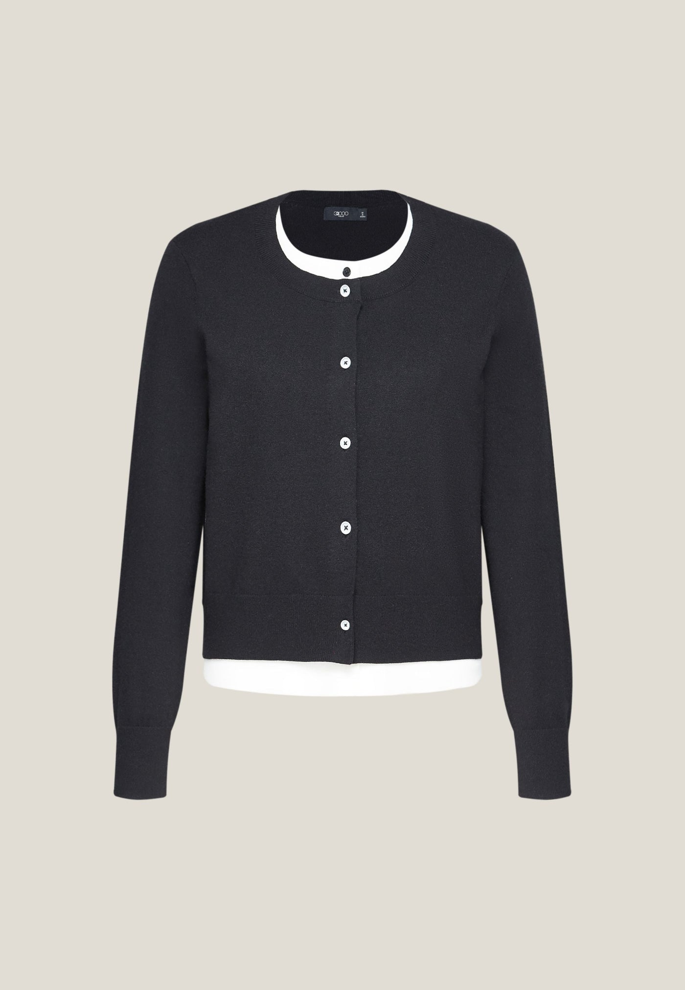 Women Clothing 2-in-1 Layered Cardigan Regular Fit