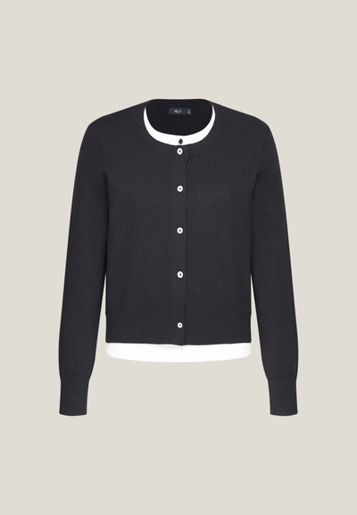 Women Clothing 2-in-1 Layered Cardigan Regular Fit