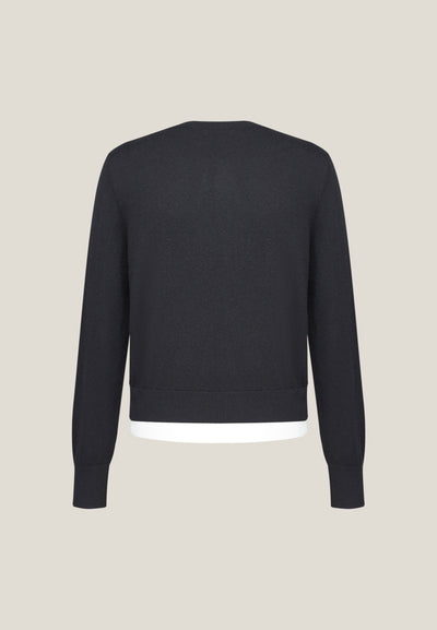 Women Clothing 2-in-1 Layered Cardigan Regular Fit