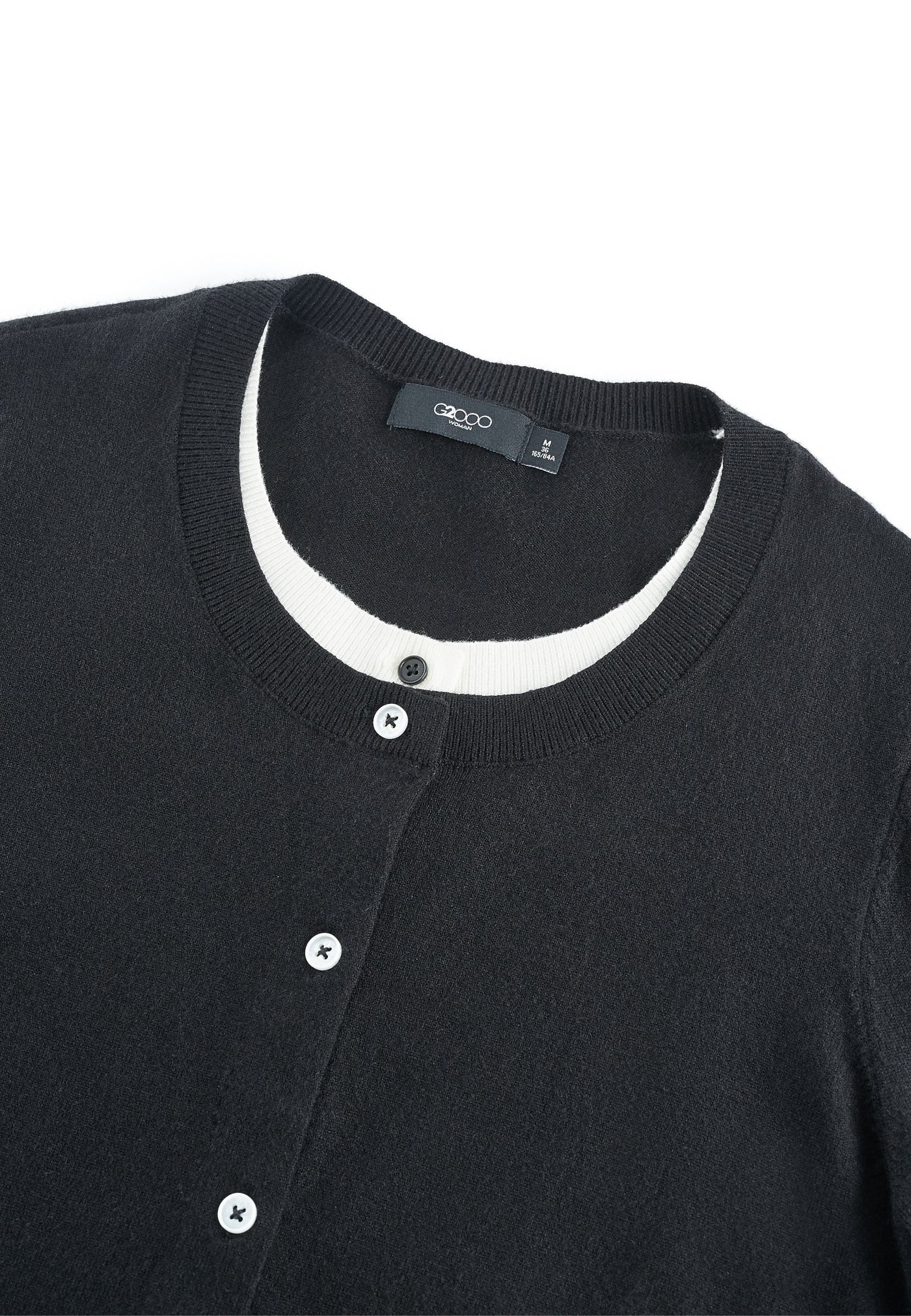 Women Clothing 2-in-1 Layered Cardigan Regular Fit