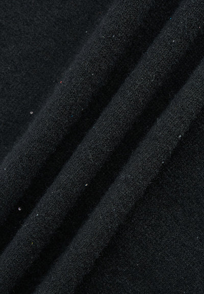 Women Clothing Sequin Yarn Top Regular Fit