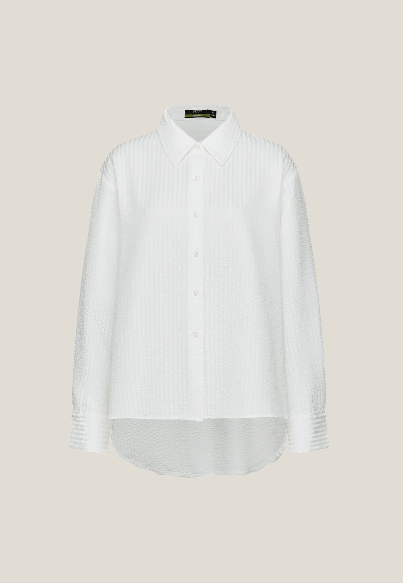 เสื้อเชิ้ตแขนยาวลำลองสำหรับผู้หญิง Relaxed Fit