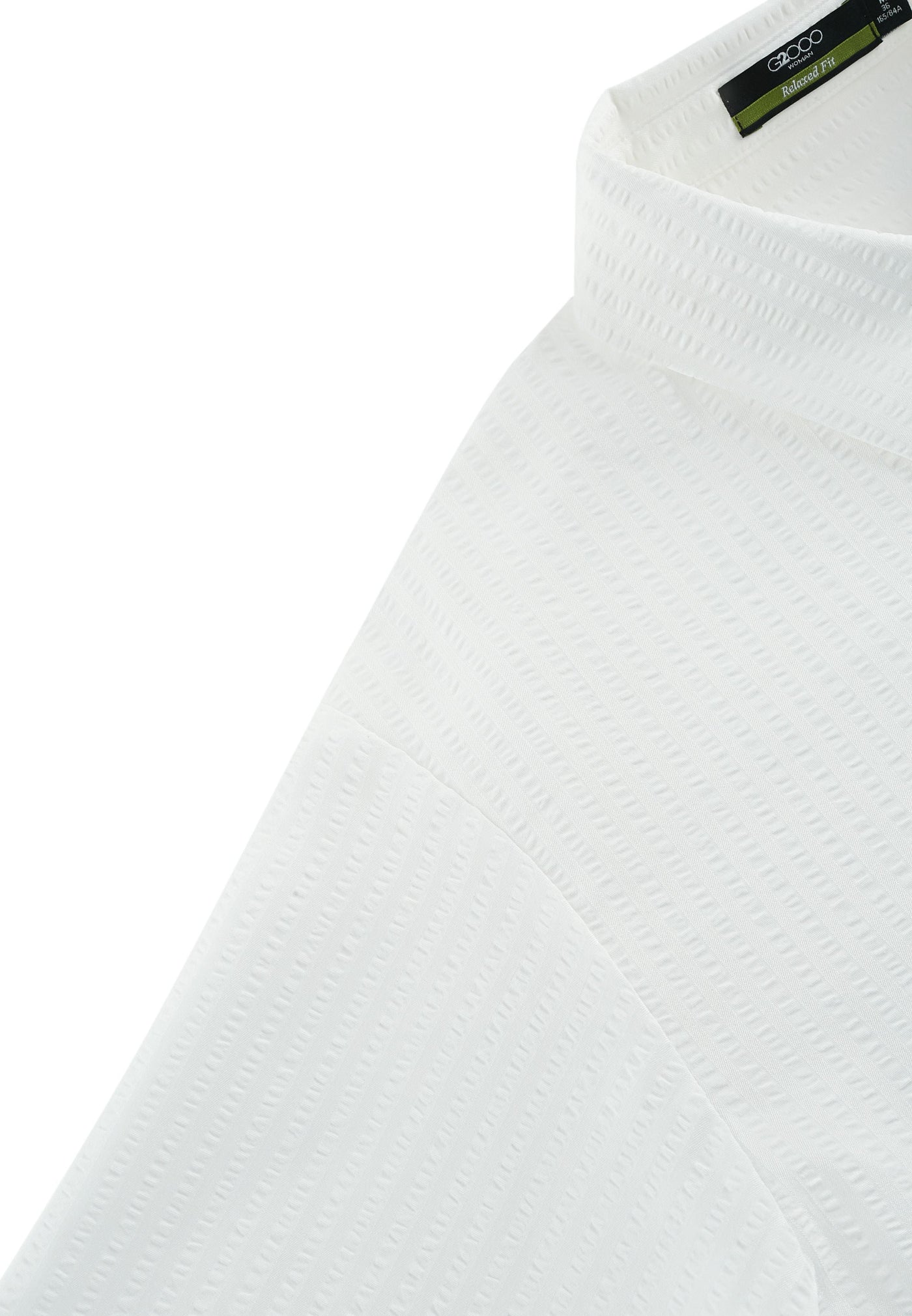 เสื้อเชิ้ตแขนยาวลำลองสำหรับผู้หญิง Relaxed Fit