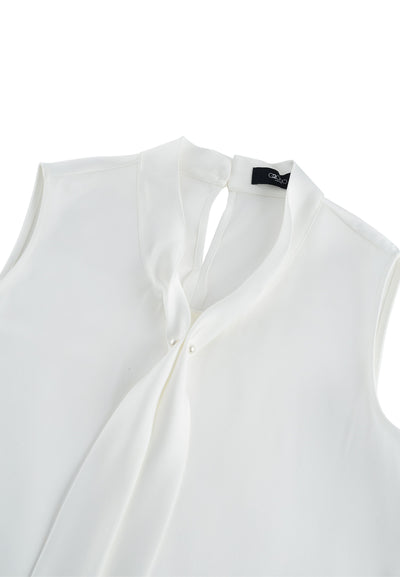 เสื้อเบลาส์แขนสั้นสำหรับผู้หญิง Regular Fit