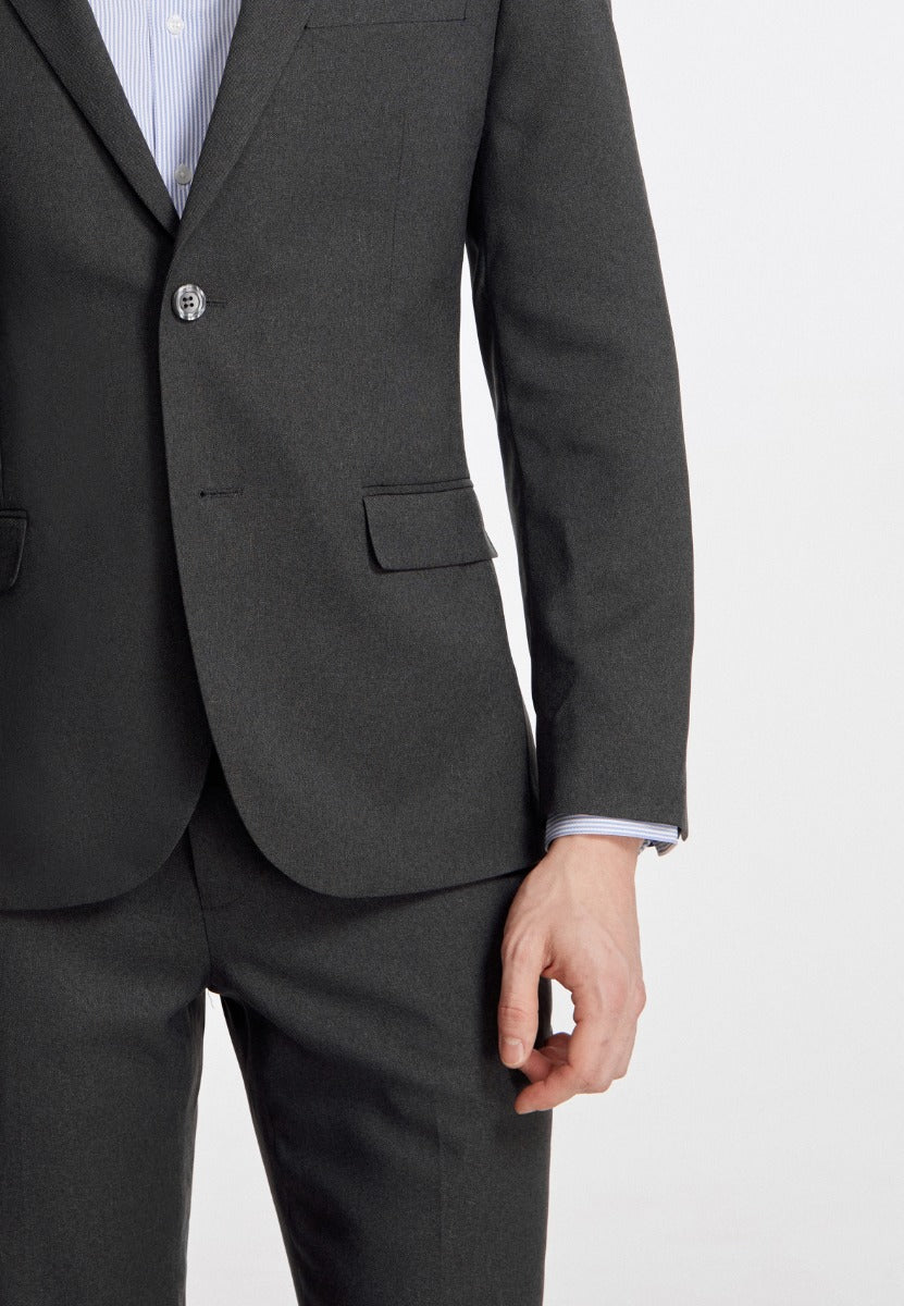 Telford Twill Suit Blazer Men Slim Fit - Dark Grey