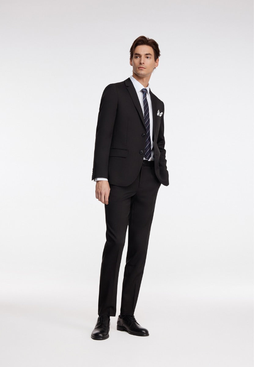 Telford Twill Suit Blazer Men Slim Fit - Black