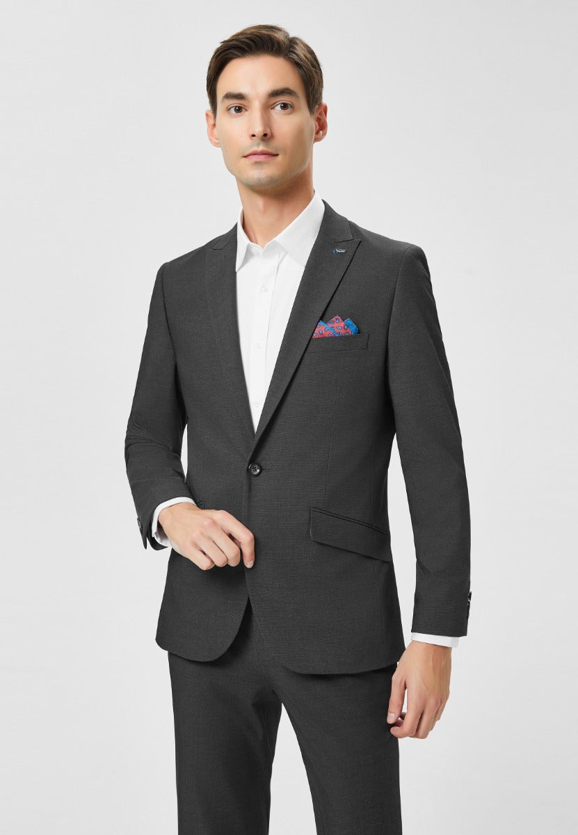 Fletcher 3M Twill Suit Blazer Men Slim Fit - Grey