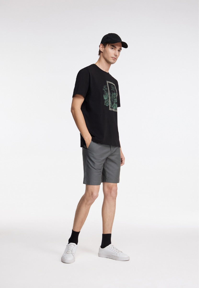 Reeves Jersey Tee Men Relaxed Fit - Black
