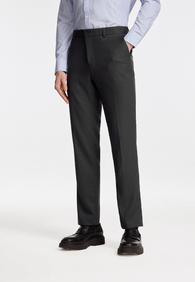 Telford Twill Suit Pants Men Slim Fit - Dark Grey