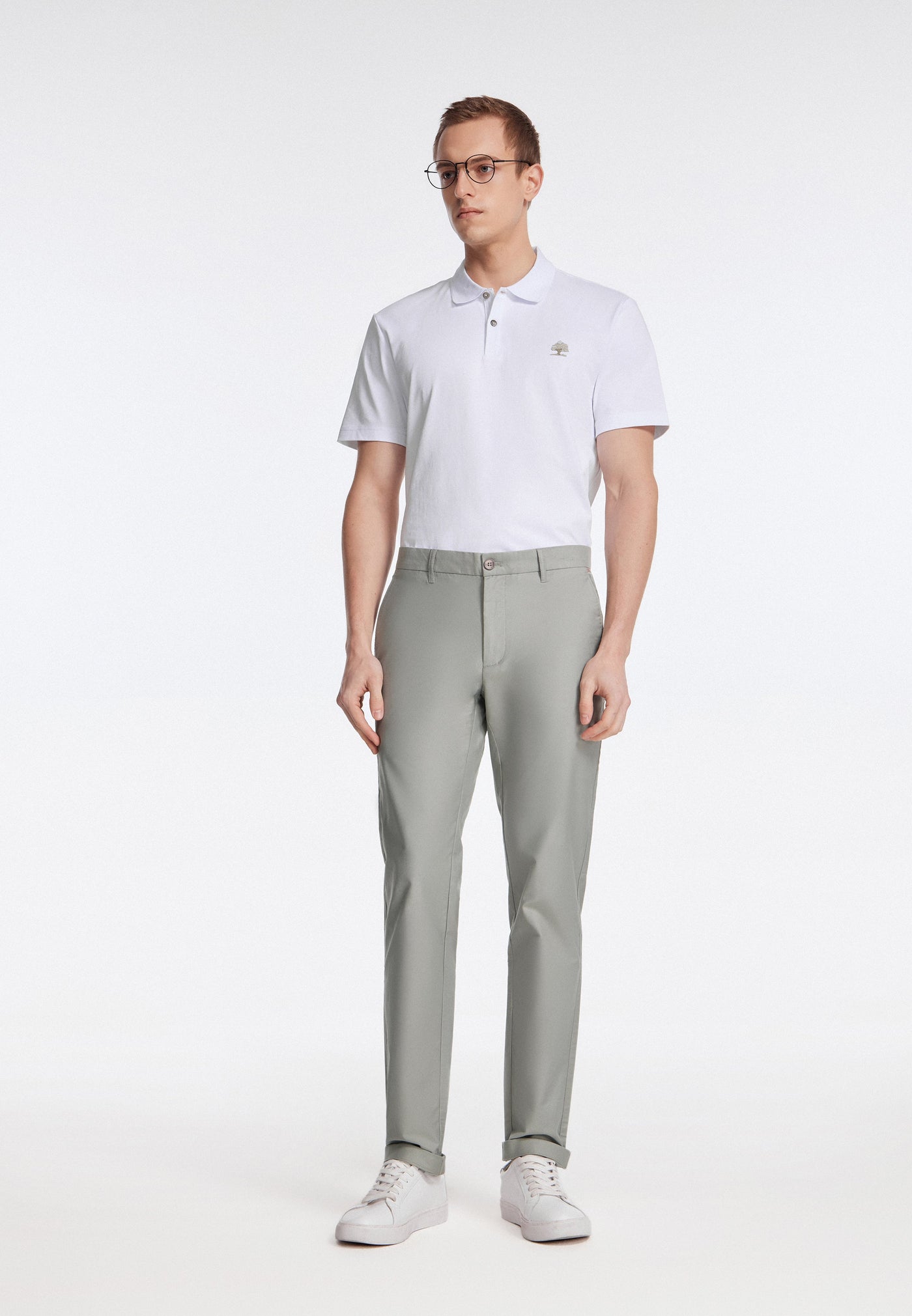 Mencody - Soft Cotton Rich Causal Pants Extra Slim Fit