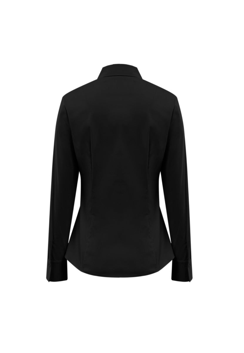 Women Cool & Stretch Shirt Slim Fit - Black